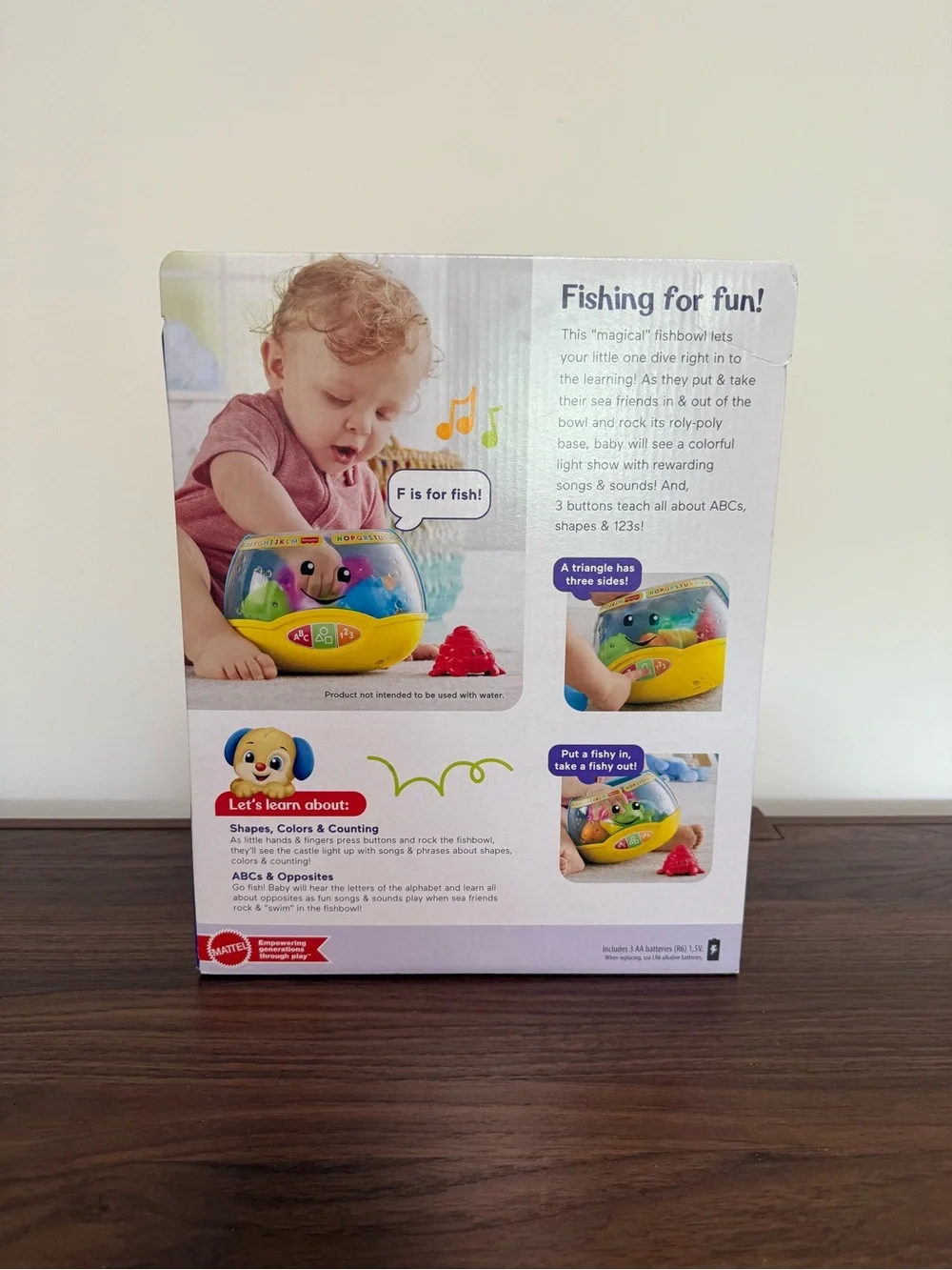 Fisher-Price Laugh & Learn Magical Lights Fishbowl, Baby & Toddler Toy